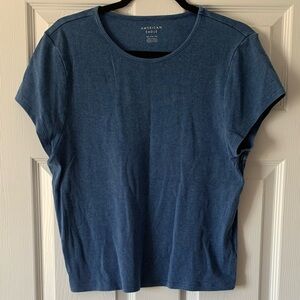 American Eagle Outfitters Blue Short Sleeve Tee